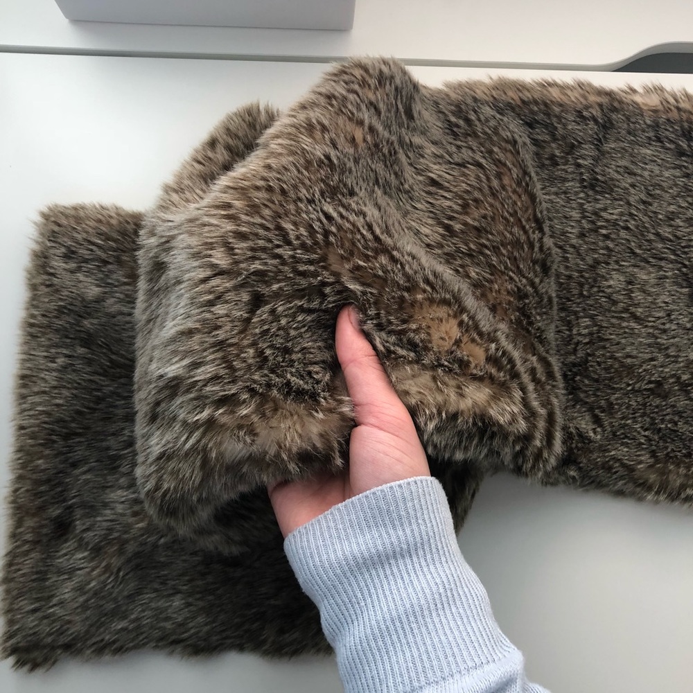 Faux Fur Wrap Around Scarf
